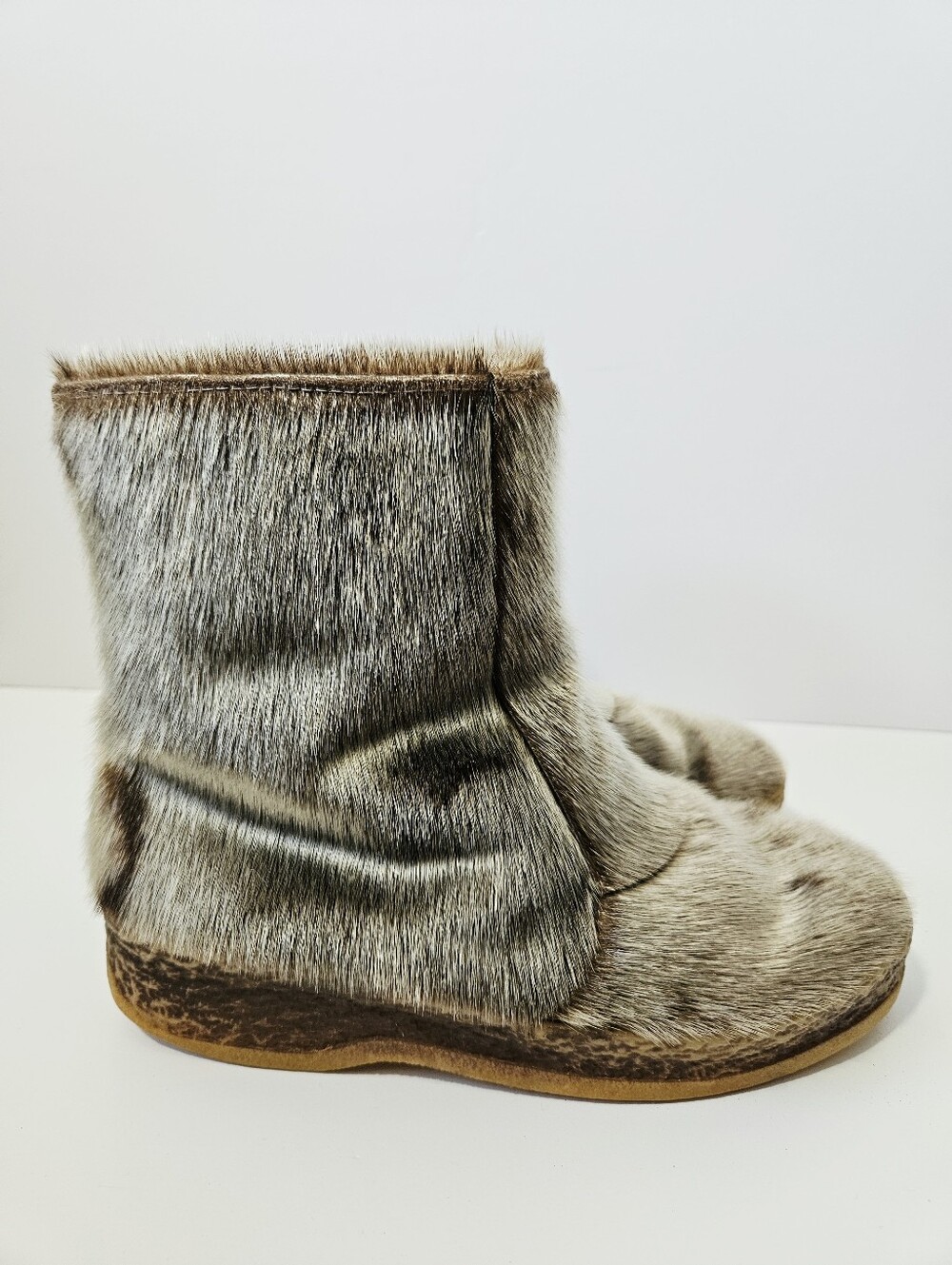 Pajar Genuine Seal Fur Boots Size 8.5 Mens Shearling Lined Winter
